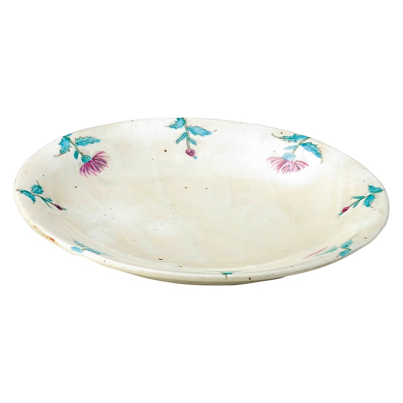 山万 47552-510 手描きあざみ 7.0皿 1個（ご注文単位1個）【直送品】