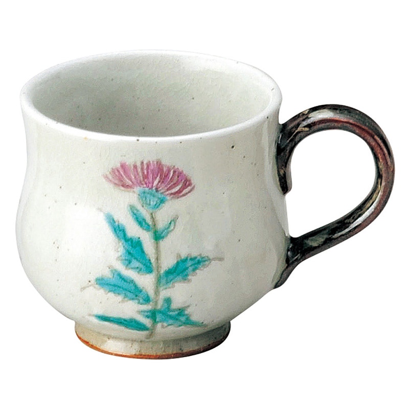 山万 47561-510 手描きあざみ マグカップ 1個（ご注文単位1個）【直送品】