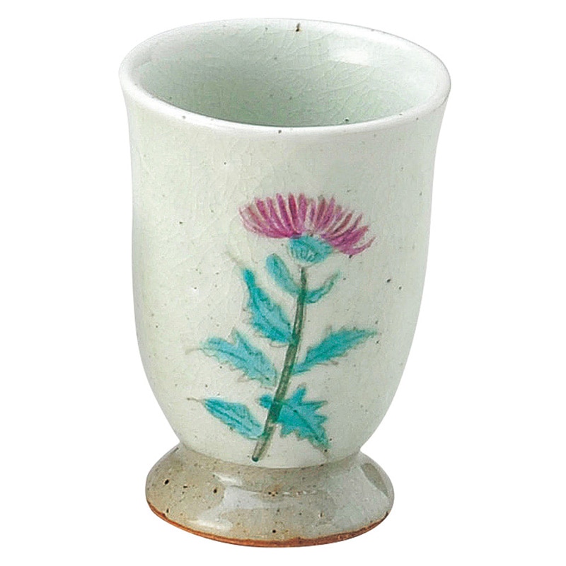 山万 47570-510 手描きあざみ ゴブレット 1個（ご注文単位1個）【直送品】