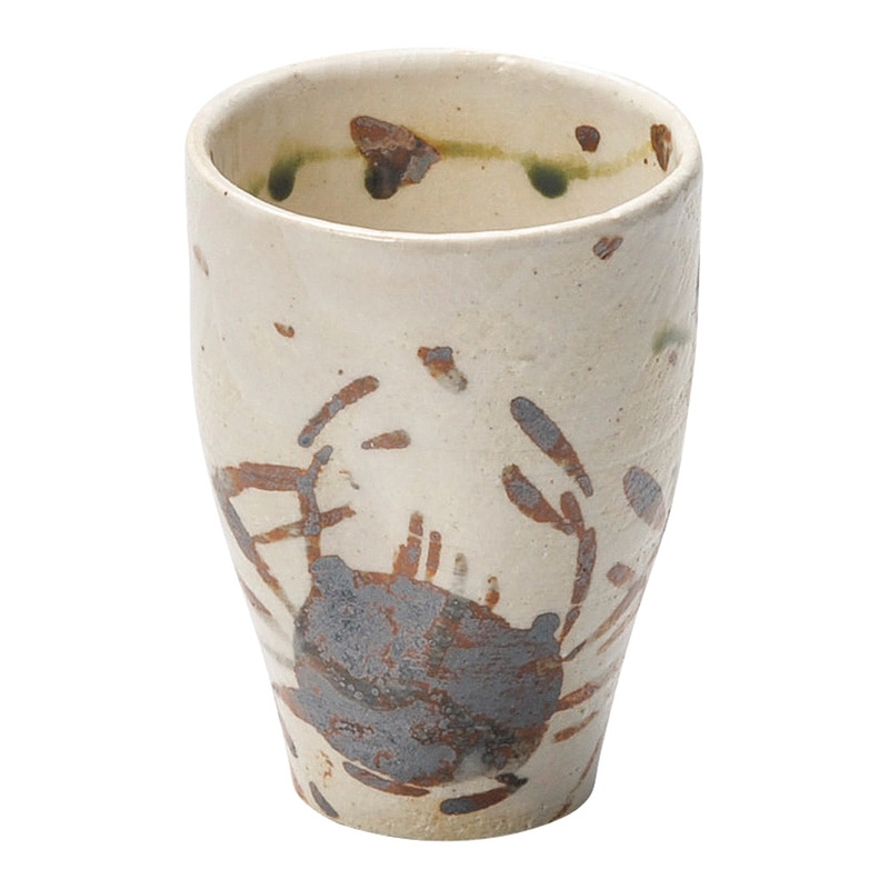 山万 47603-510 志野かに フリーカップ 1個（ご注文単位1個）【直送品】