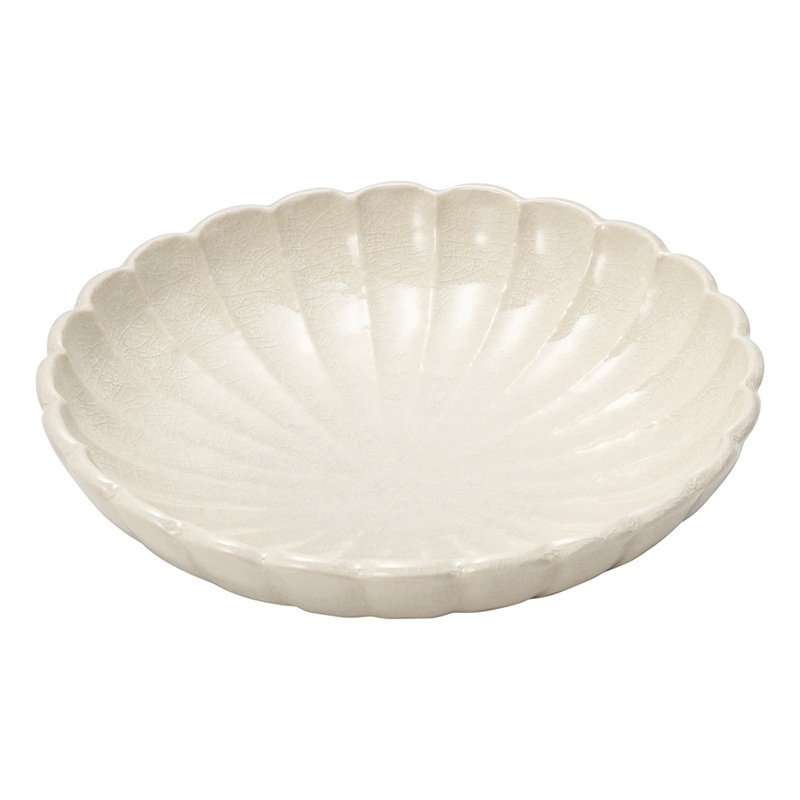 山万 47661-570 志野菊花 7.0盛鉢 1個（ご注文単位1個）【直送品】