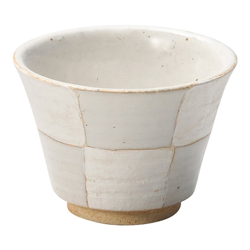 山万 47732-510 銀彩市松 白釉珍味碗 1個（ご注文単位1個）【直送品】