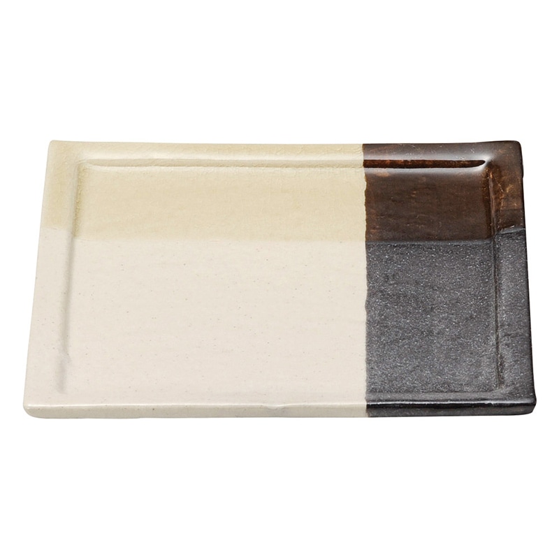 山万 49604-570 もんどりあん 6寸正角皿黄瀬戸 1個（ご注文単位1個）【直送品】