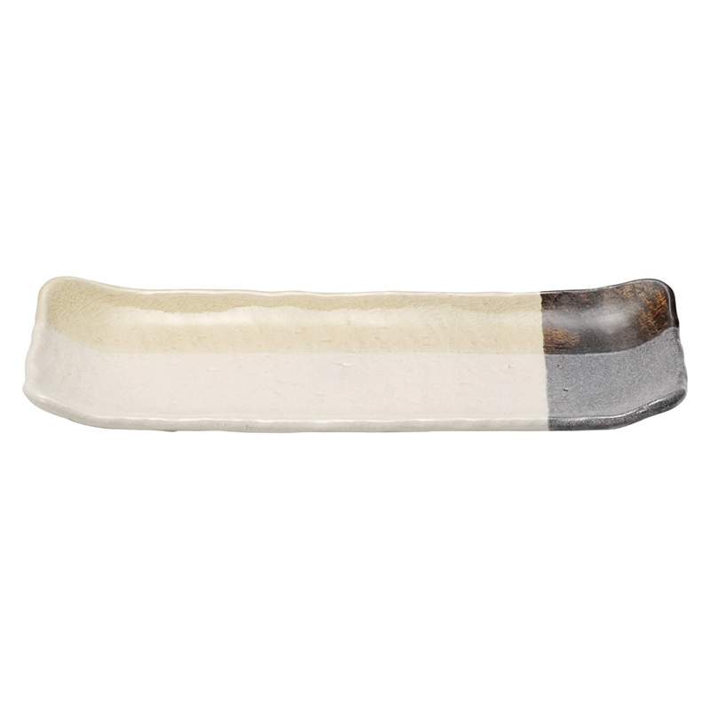 山万 49606-570 もんどりあん 長角皿 黄瀬戸 1個（ご注文単位1個）【直送品】