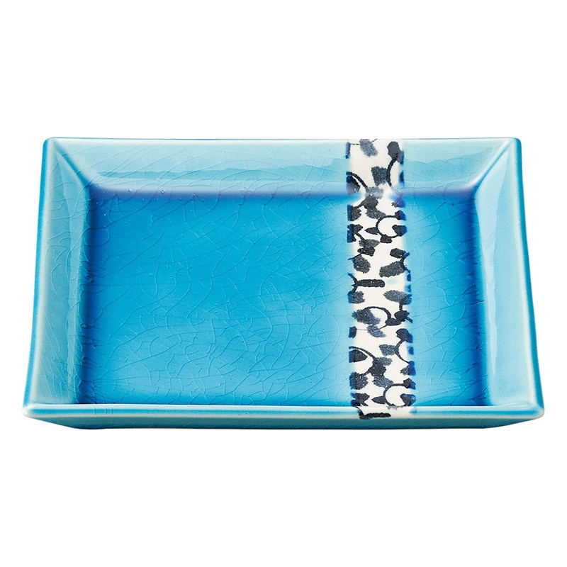 山万 47508-510 唐草トルコ 角皿 中 1個（ご注文単位1個）【直送品】