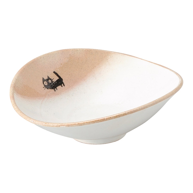 山万 51057-570 黒ねこ 小鉢 1個（ご注文単位1個）【直送品】