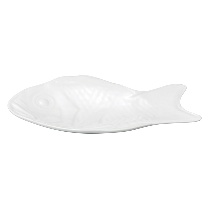 山万 48262-730 ニッポン 鯛 ナマス皿 白  1個（ご注文単位1個）【直送品】