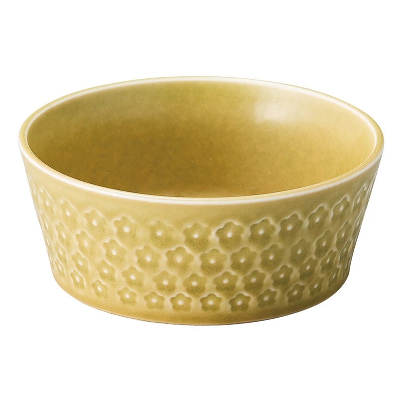 山万 50909-190 お花スタンプ (茶)切立小鉢 1個(ご注文単位1個)【直送品】