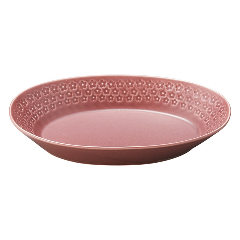 山万 50923-190 お花スタンプ (ピンク)楕円鉢 1個（ご注文単位1個）【直送品】