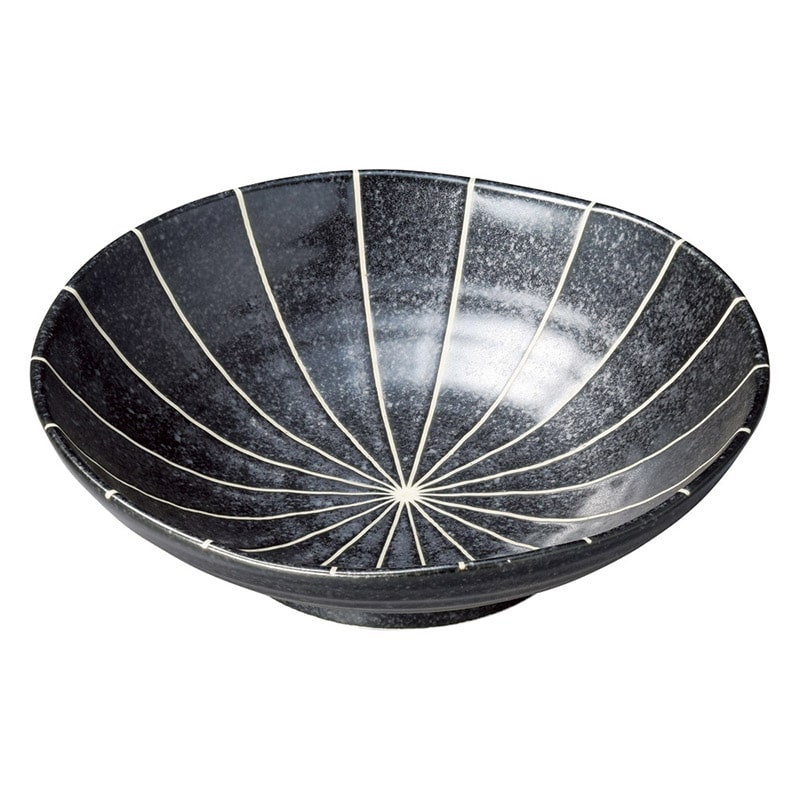 山万 50835-190 十草 (黒マット)5.5浅鉢 1個（ご注文単位1個）【直送品】