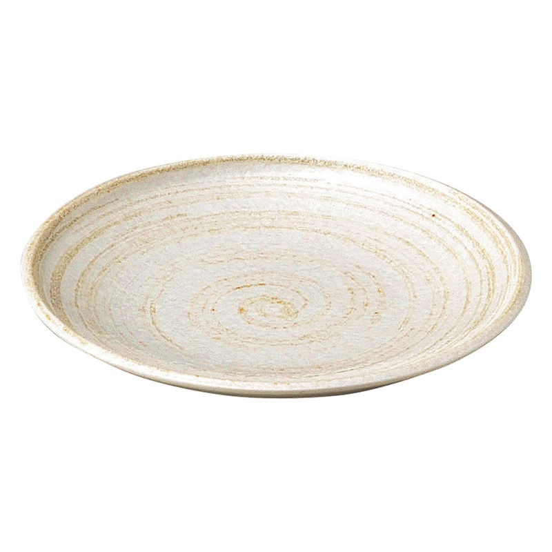 山万 49052-170 立春刷毛目 丸3.5皿 1個（ご注文単位1個）【直送品】