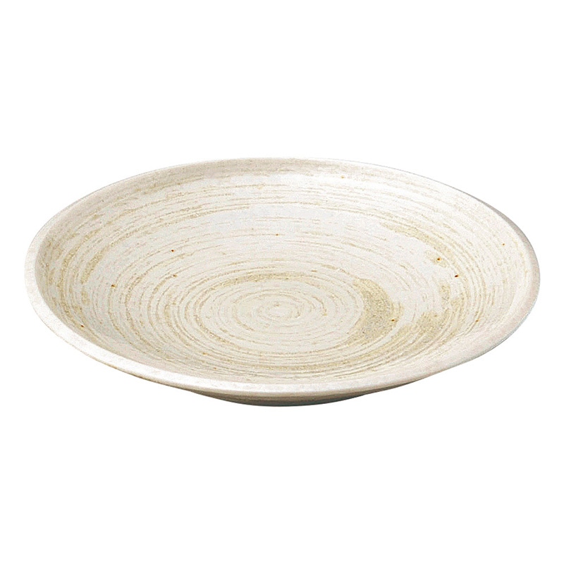 山万 49053-170 立春刷毛目 丸4.0皿 1個（ご注文単位1個）【直送品】