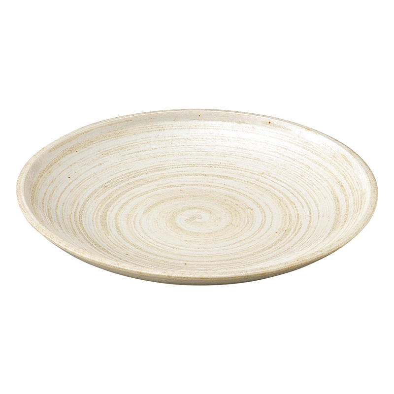 山万 49055-170 立春刷毛目 丸6.0皿 1個（ご注文単位1個）【直送品】