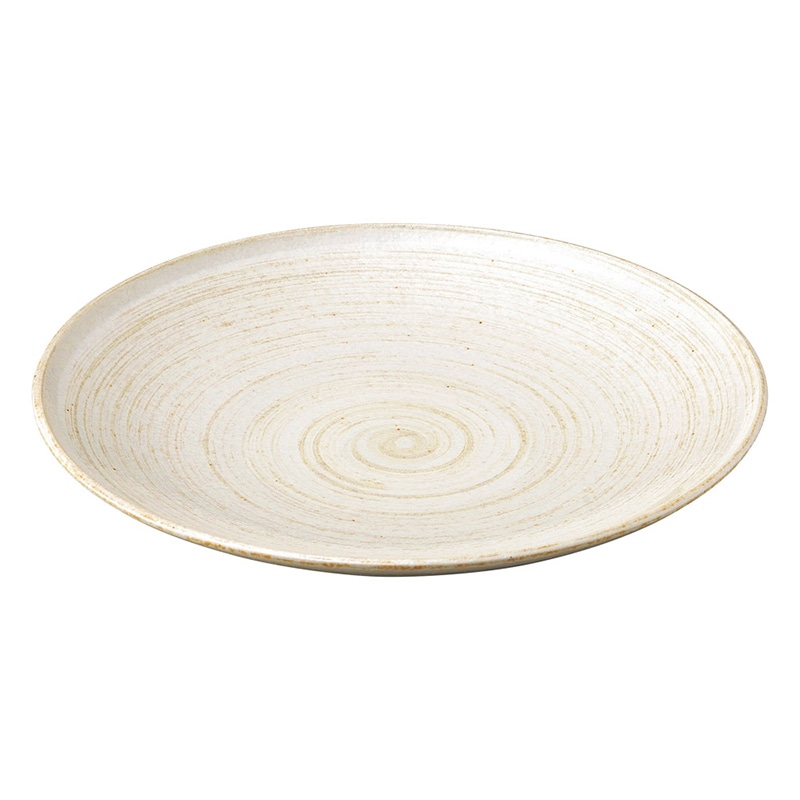 山万 49059-170 立春刷毛目 丸10.0皿 1個（ご注文単位1個）【直送品】