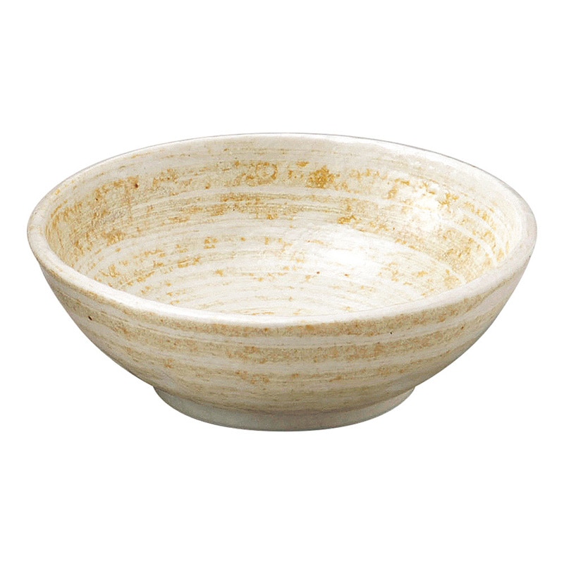 山万 49061-170 立春刷毛目 手捻り4寸ボール 1個（ご注文単位1個）【直送品】