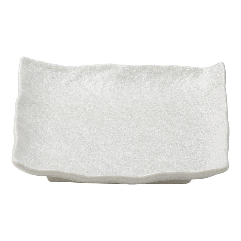 山万 48367-180 白つゆ 6.0正角皿 1個（ご注文単位1個）【直送品】