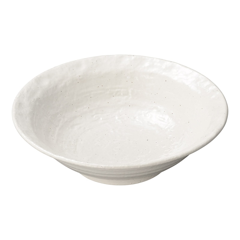 山万 48715-020 白粉引 リム尺丼 1個（ご注文単位1個）【直送品】