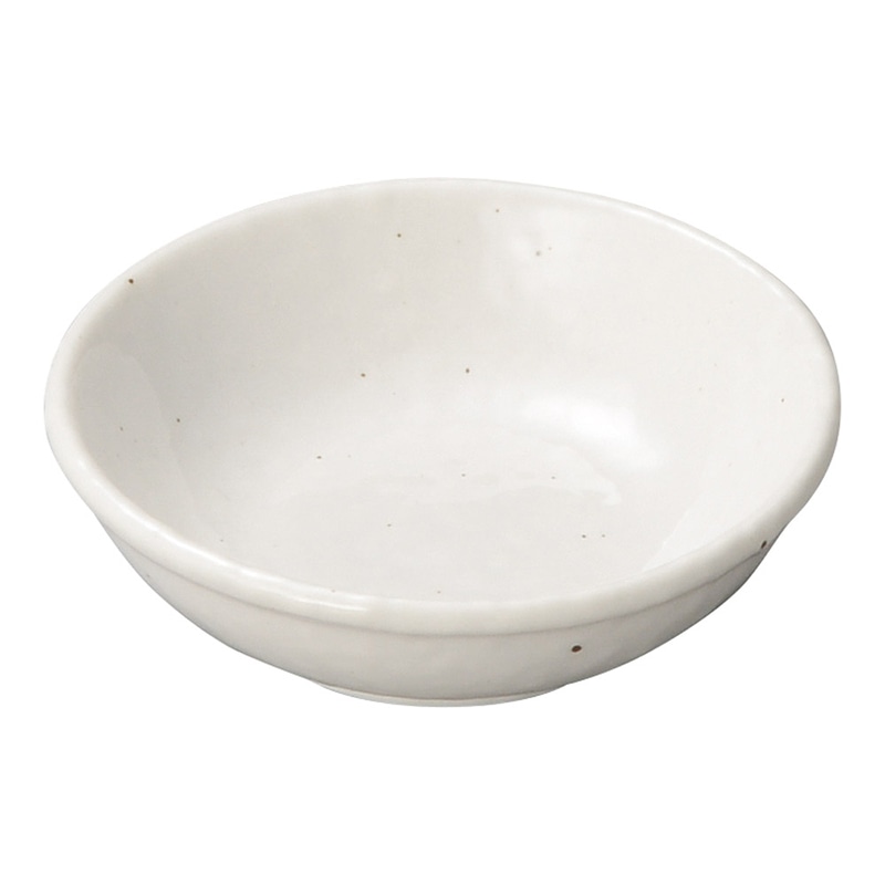 山万 48739-020 白粉引 2.6薬味皿 1個（ご注文単位1個）【直送品】