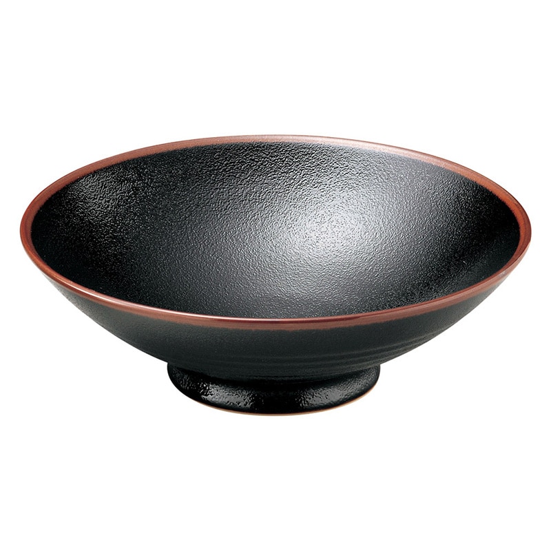 山万 49007-170 ゆず天目 8.0盛鉢 1個（ご注文単位1個）【直送品】