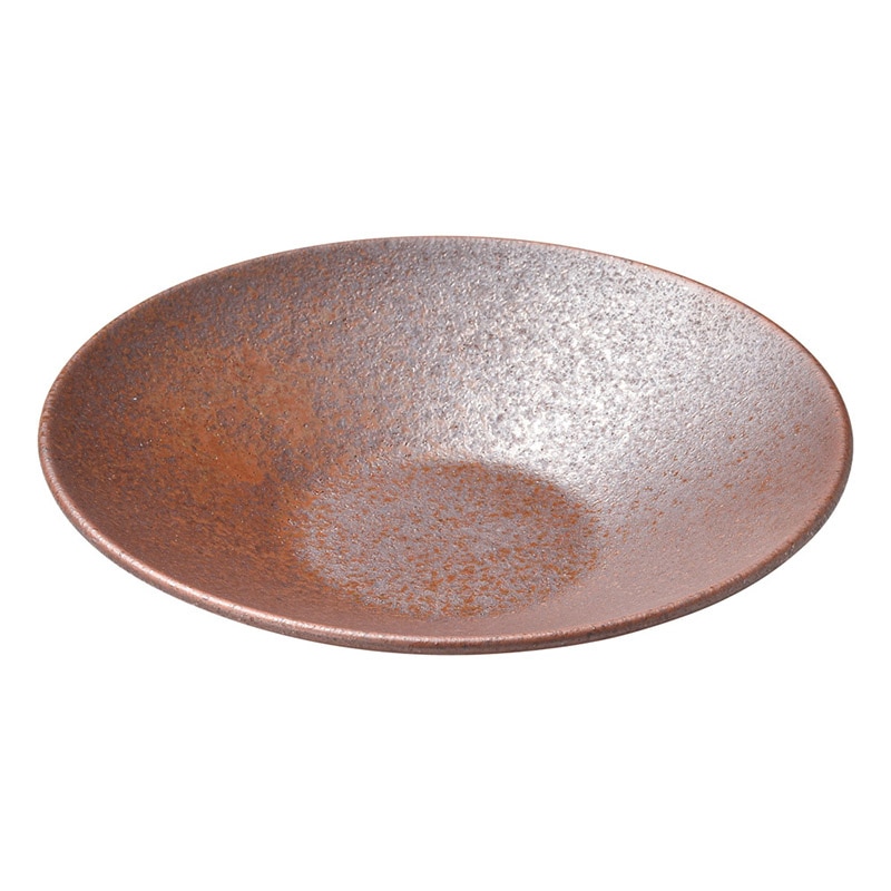 山万 47911-180 赤茶備前 6.0深皿 1個（ご注文単位1個）【直送品】