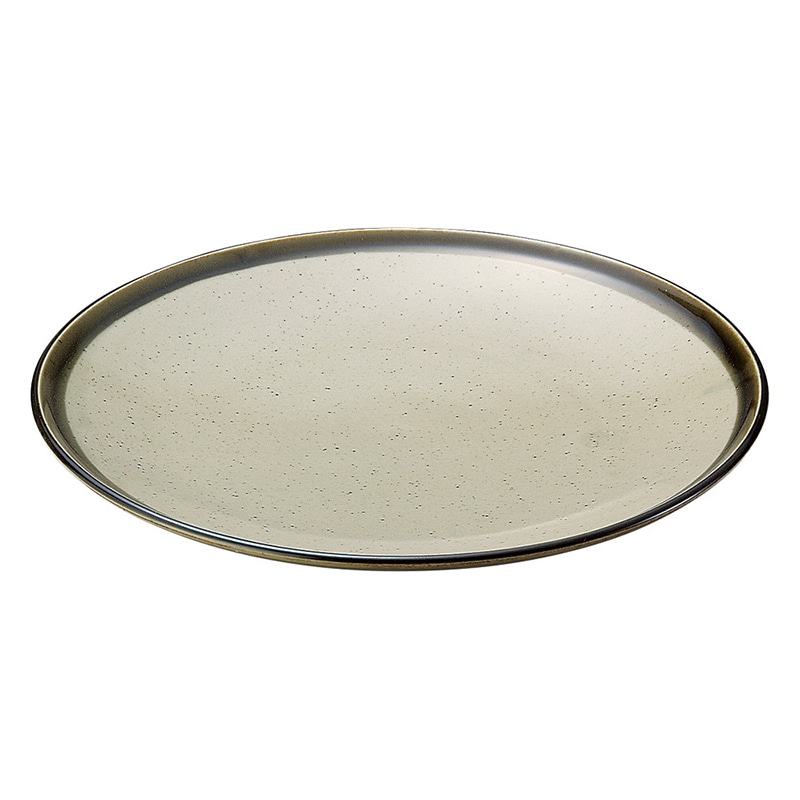 山万 48623-020 新益子 丸尺皿 1個（ご注文単位1個）【直送品】