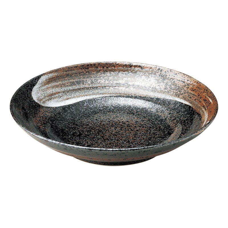 山万 49209-170 荒刷毛 9.5ミツワ盛皿 1個（ご注文単位1個）【直送品】