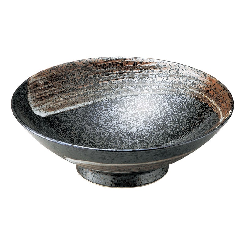 山万 49211-170 荒刷毛 8.0盛鉢 1個（ご注文単位1個）【直送品】