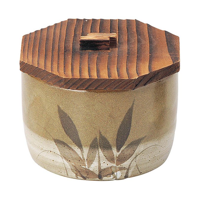 山万 49364-180 黄果鉄砂 ふた付飯器 1個（ご注文単位1個）【直送品】