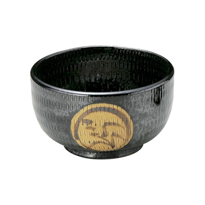 山万 50167-130 引出黒丸紋 腰張5.0丼 1個（ご注文単位1個）【直送品】