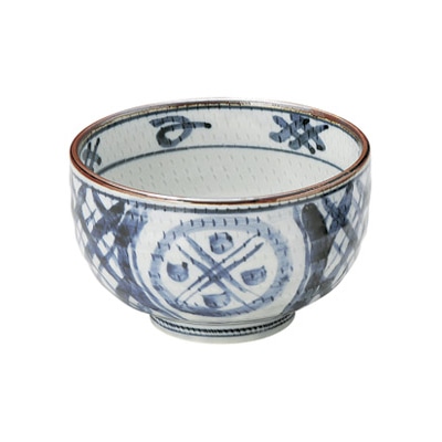 山万 50135-130 古染間取丸紋 5.0丼 1個（ご注文単位1個）【直送品】