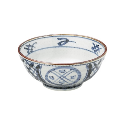 山万 50140-130 古染間取丸紋 6.0玉渕丼 1個（ご注文単位1個）【直送品】