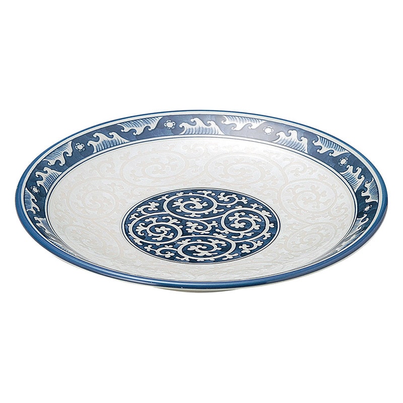 山万 50106-570 波唐草 7.5皿 1個（ご注文単位1個）【直送品】