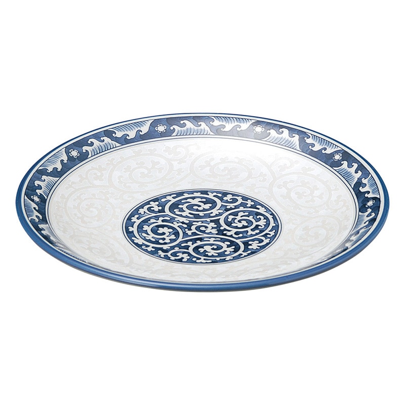 山万 50107-570 波唐草 9.0皿 1個（ご注文単位1個）【直送品】