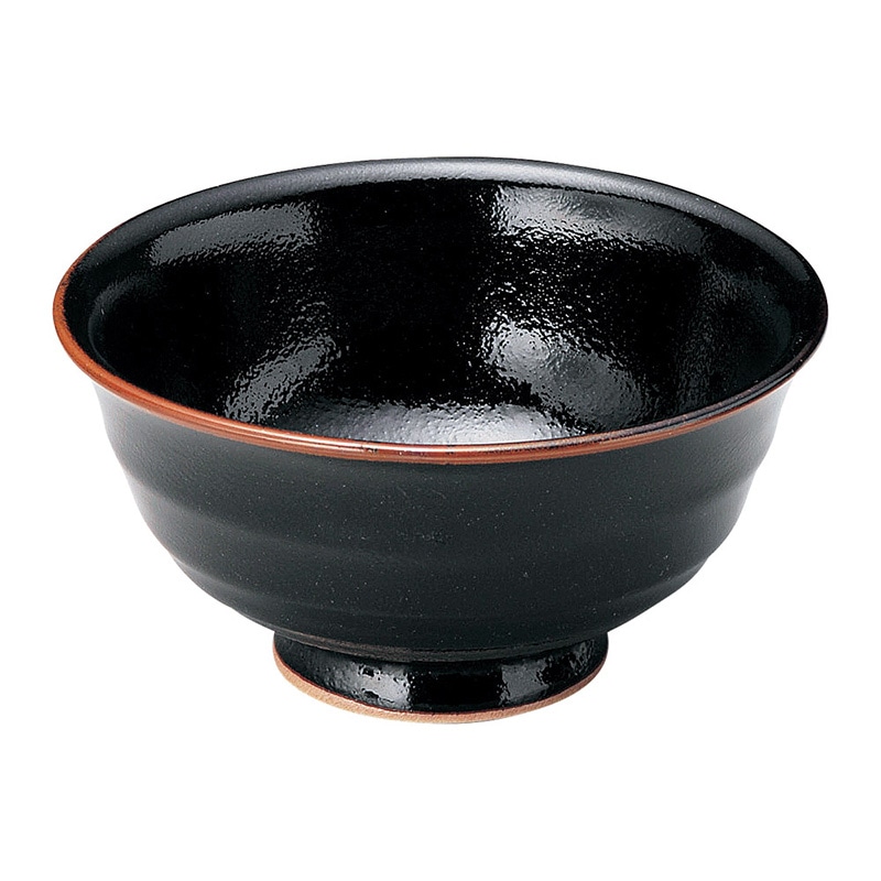 山万 48823-100 ゆず天目 深口5.5反丼 1個（ご注文単位1個）【直送品】