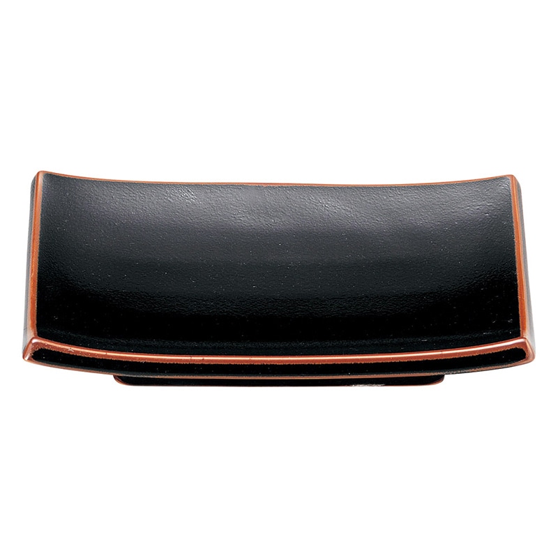 山万 48904-100 ゆず天目 焼物皿 1個（ご注文単位1個）【直送品】