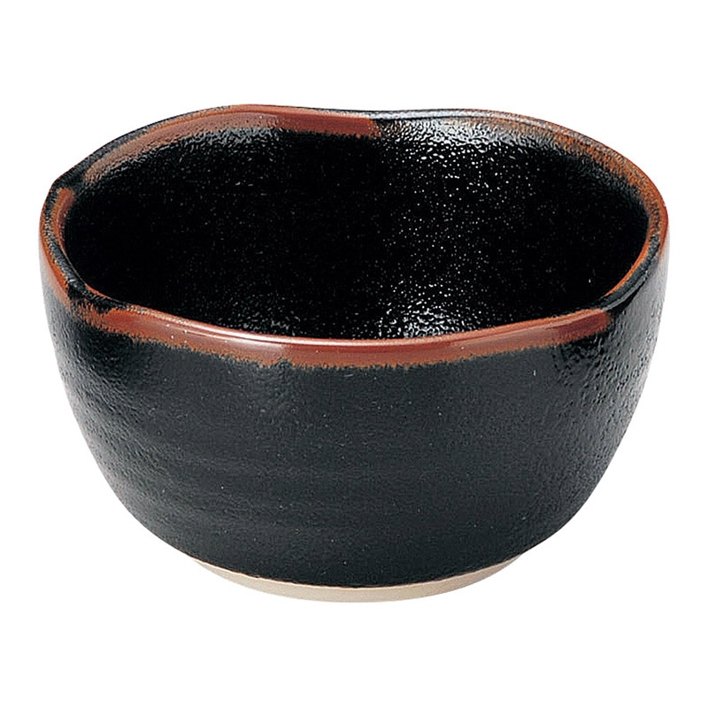 山万 48918-100 ゆず天目 三ッ山3.6小鉢 1個（ご注文単位1個）【直送品】