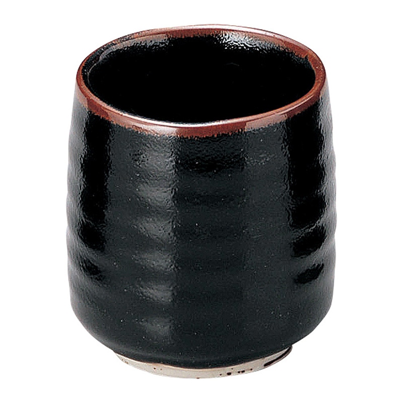 山万 48926-100 ゆず天目 湯呑(小) 1個（ご注文単位1個）【直送品】