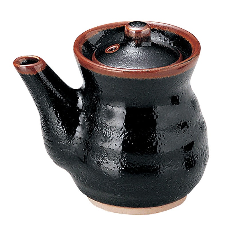 山万 48932-100 ゆず天目 醤油差し(小) 1個(ご注文単位1個)【直送品】