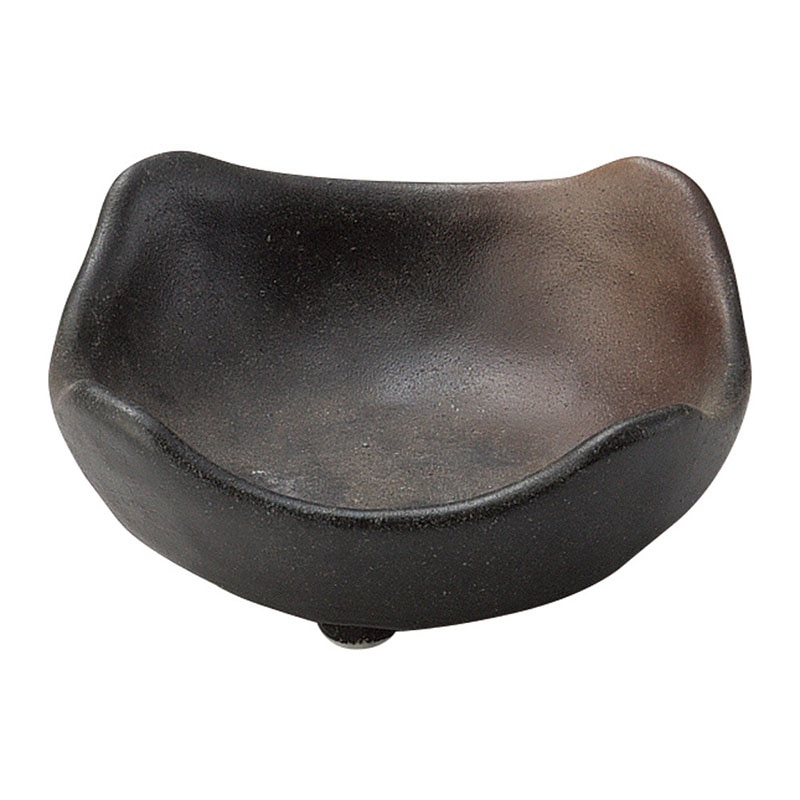 山万 49105-250 黒備前 四ツ山小鉢 1個（ご注文単位1個）【直送品】