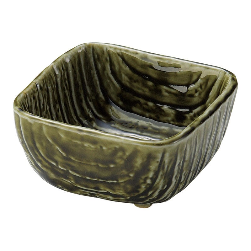 山万 49704-250 織部 四つ足小鉢 大 1個（ご注文単位1個）【直送品】