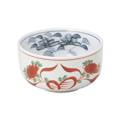 山万 50337-170 赤絵花 深口5.0ボール 1個（ご注文単位1個）【直送品】