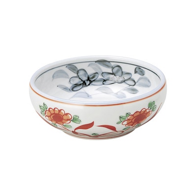 山万 50341-170 赤絵花 5.0サラダボール 1個（ご注文単位1個）【直送品】