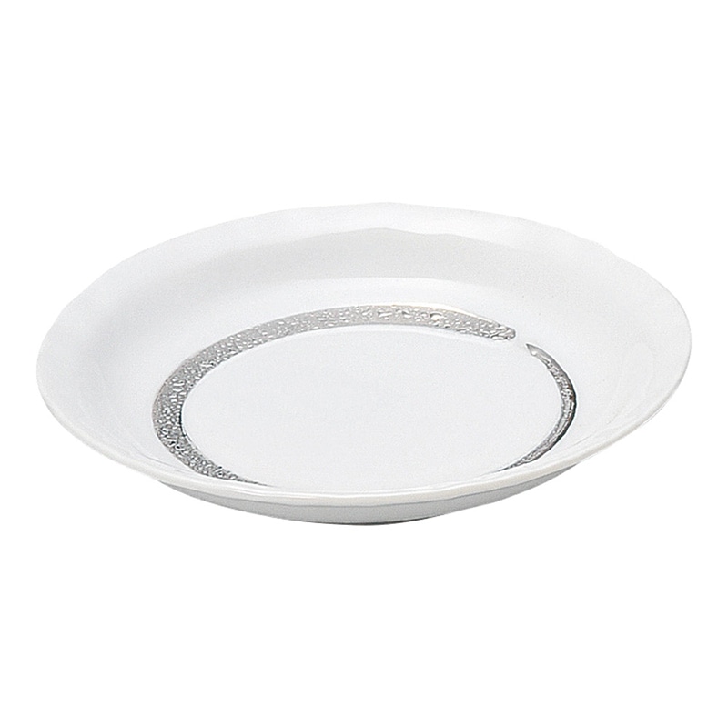 山万 50551-570 銀彩 銀彩四〇皿 1個（ご注文単位1個）【直送品】