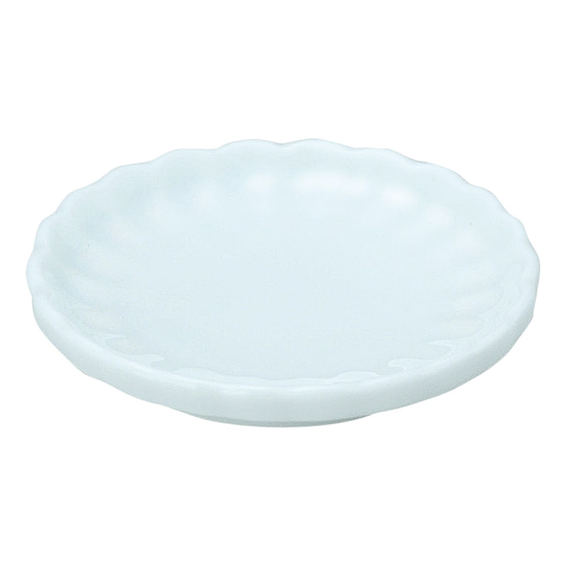 山万 49414-290 青白磁 菊割3.0皿 1個（ご注文単位1個）【直送品】