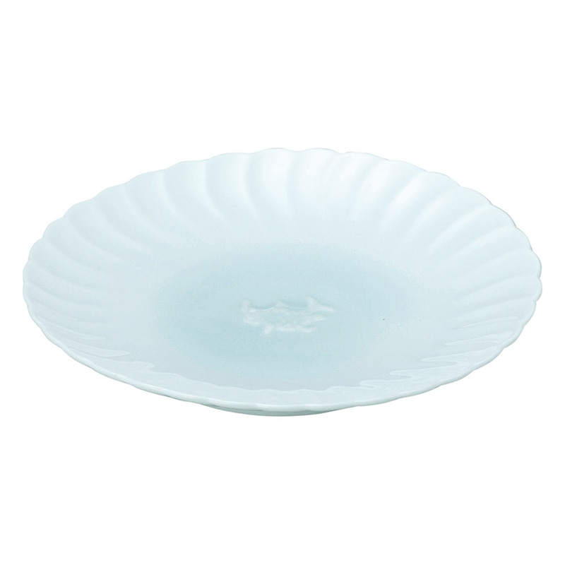 山万 49418-290 青白磁 7.0天皿 1個(ご注文単位1個)【直送品】