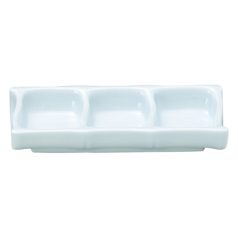 山万 49507-290 青白磁 三品盛 1個(ご注文単位1個)【直送品】