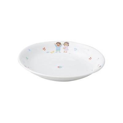 山万 51411-180 フレンド 7吋中皿(ランチ) 1個（ご注文単位1個）【直送品】