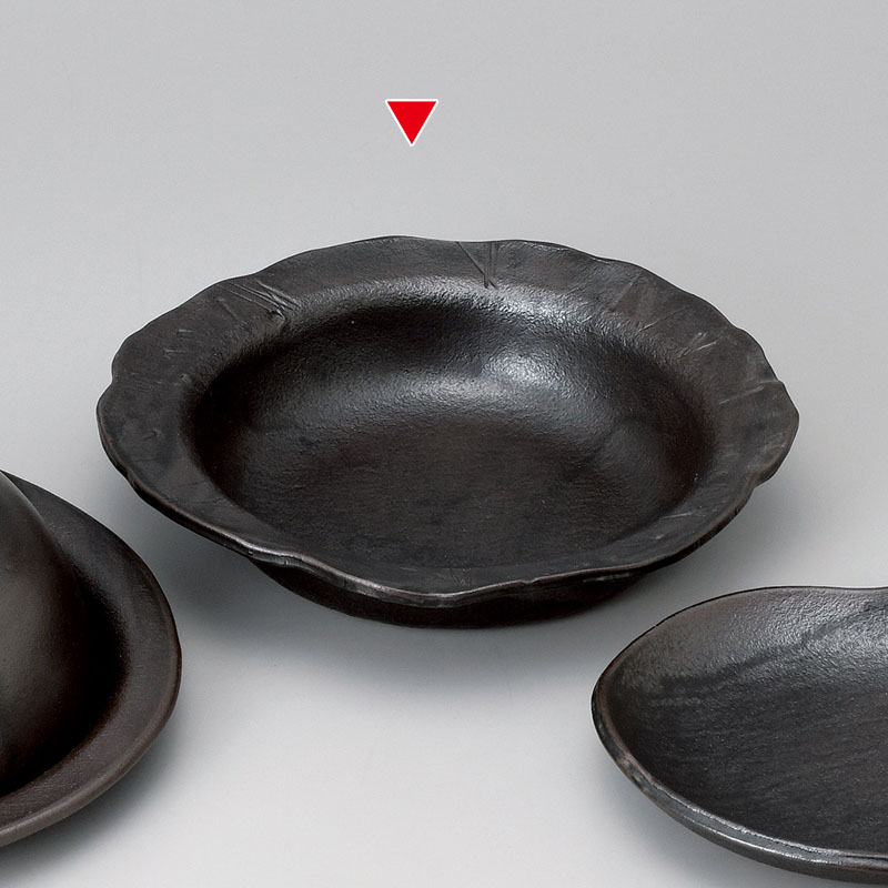 山万 51603-660 黒土すき焼鍋(信楽焼) 1個（ご注文単位1個）【直送品】