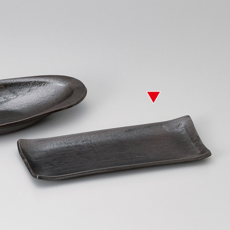 山万 51609-660 黒土長方陶板 1個（ご注文単位1個）【直送品】