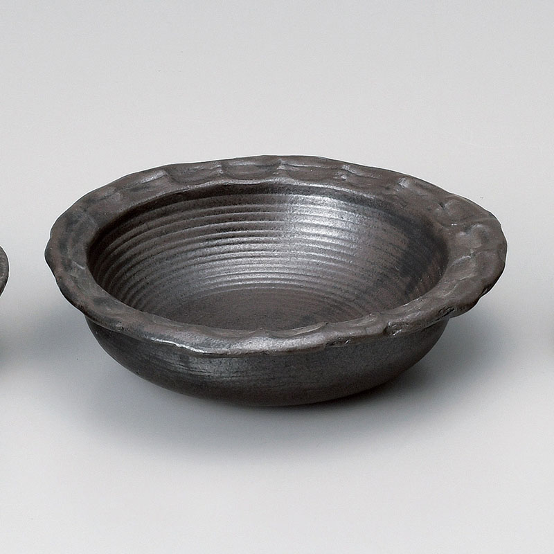 山万 51612-660 黒釉5.6耐熱鉢 1個（ご注文単位1個）【直送品】